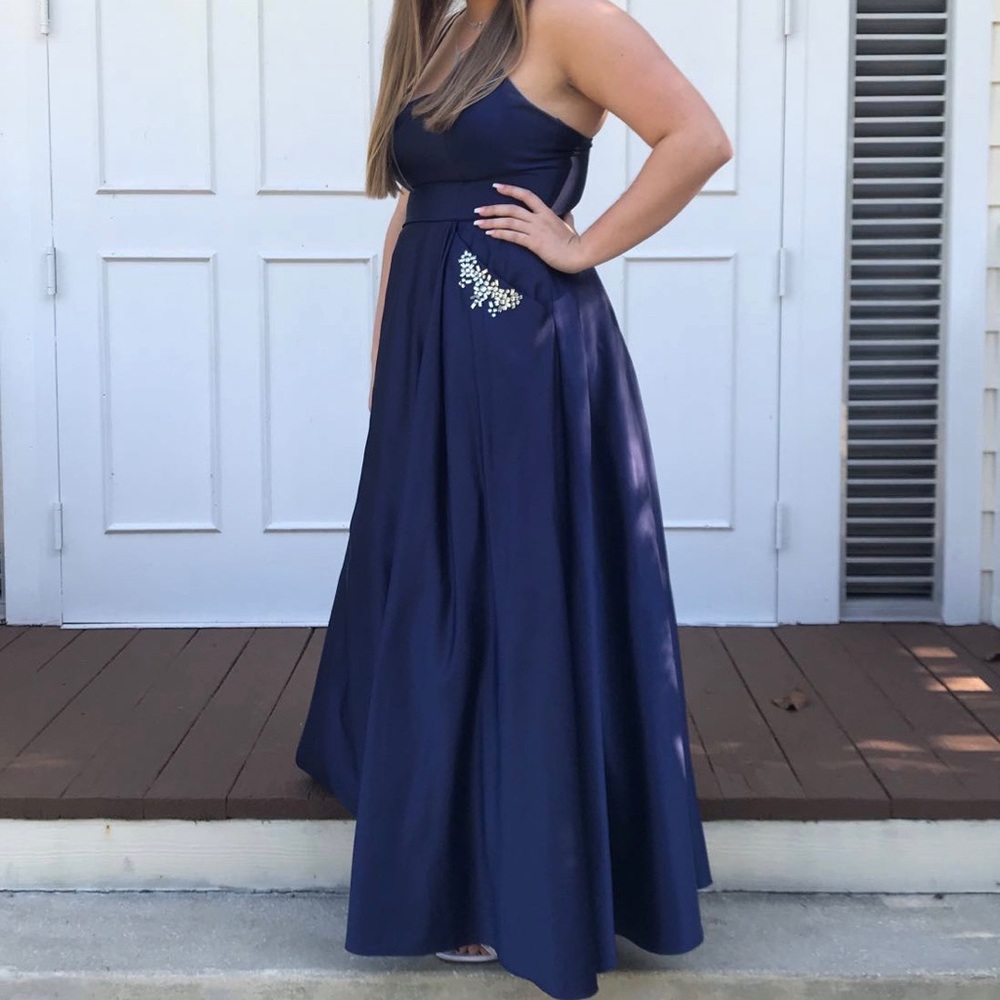 Navy Prom Dress